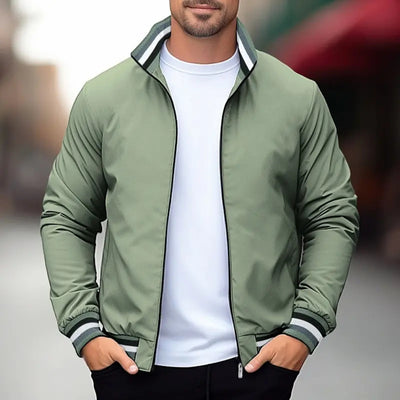 Hommes Veste Bomber | Rayée