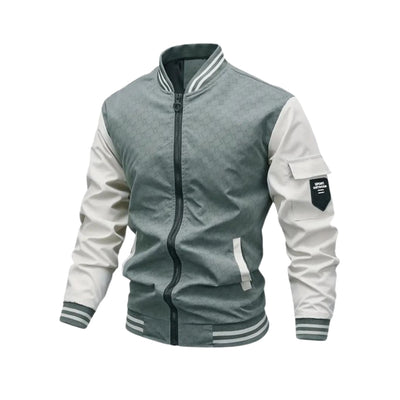 Hommes Veste Bomber Colorblock | Moderne
