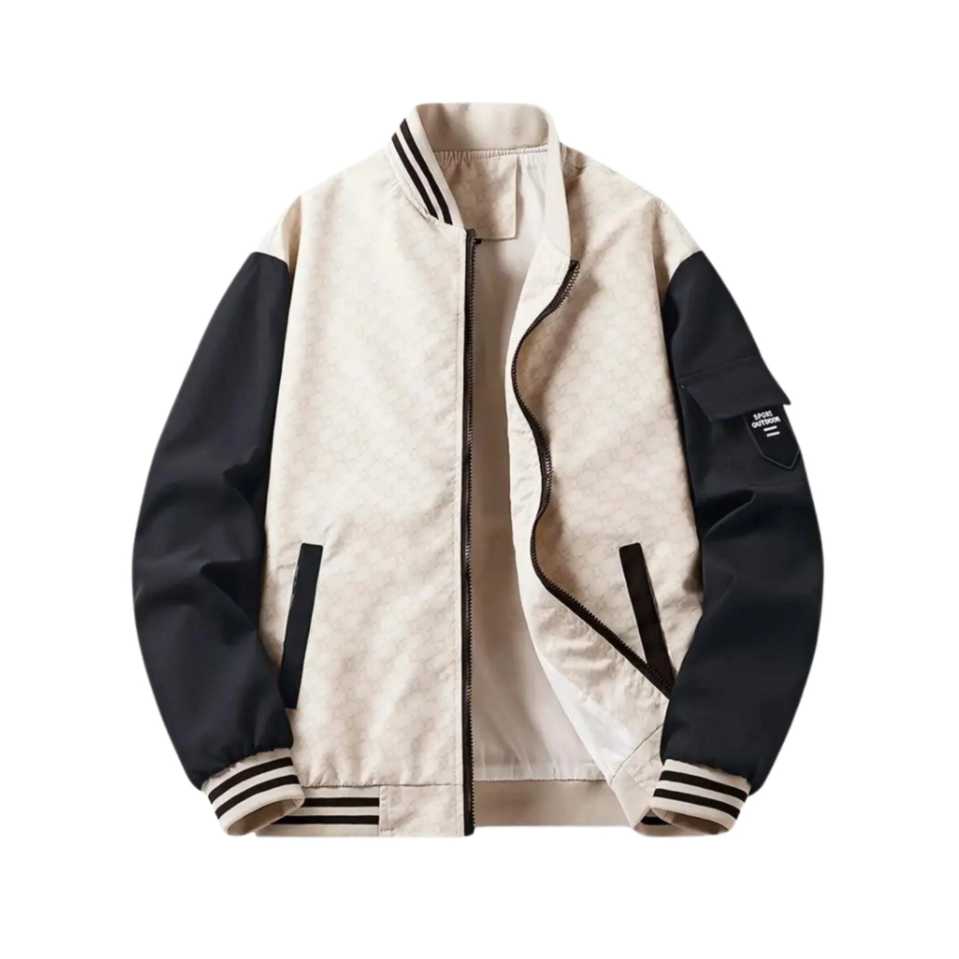 Hommes Veste Bomber Colorblock | Moderne