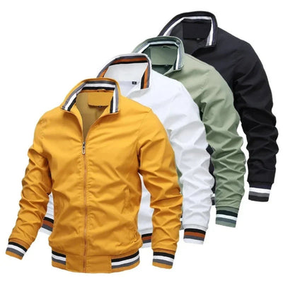 Hommes Veste Bomber | Rayée
