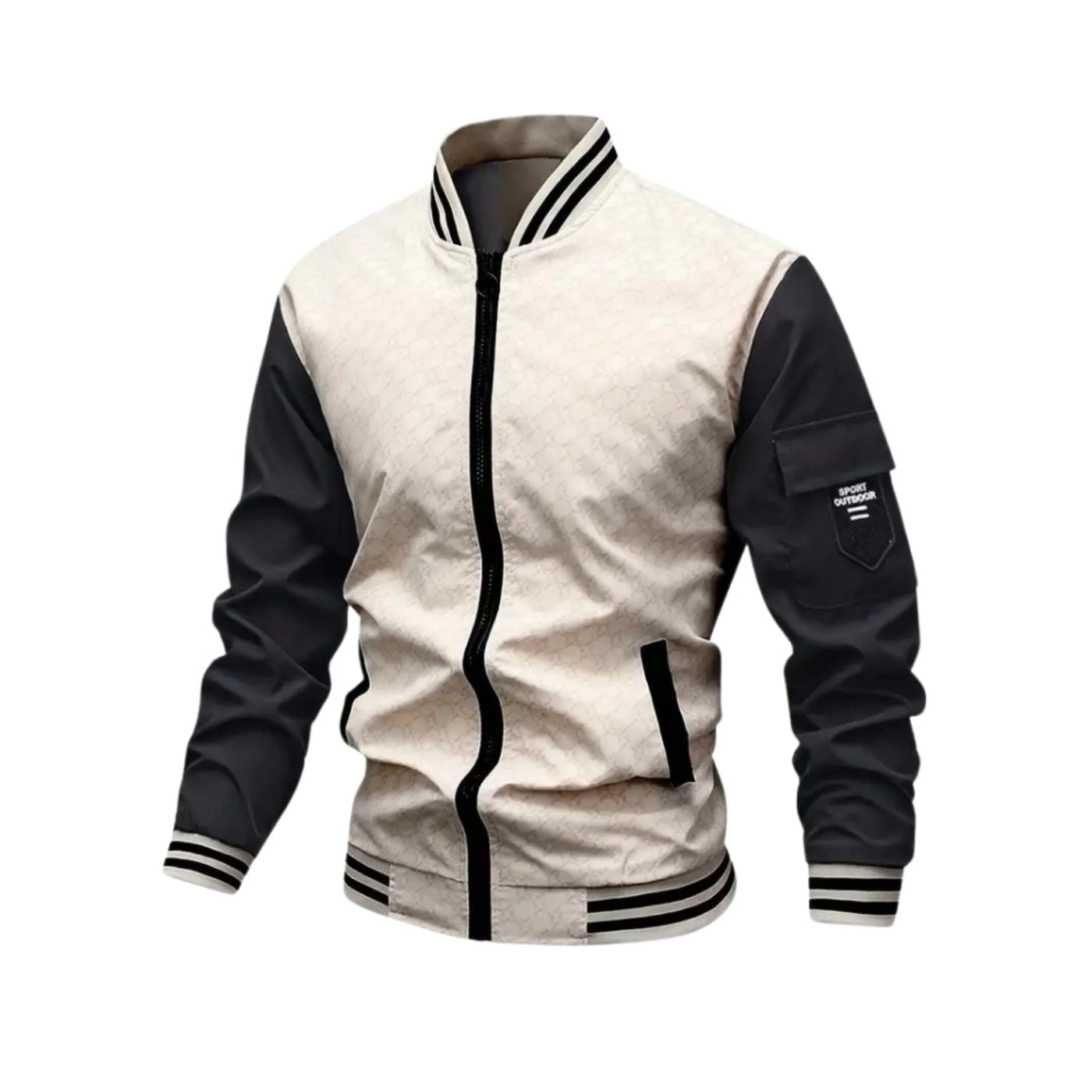 Hommes Veste Bomber Colorblock | Moderne